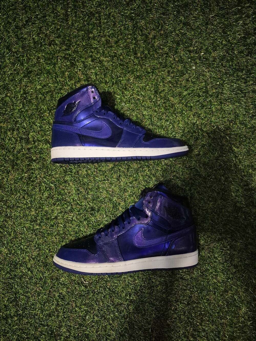 Nike Air Jordan 1 Retro High Deep Royal Blue Patent